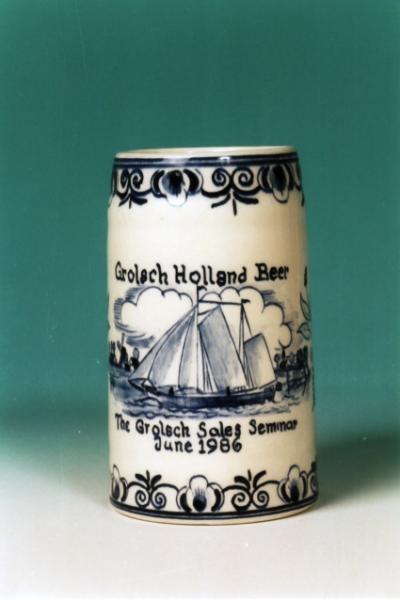 044 Delfsblauw Grolsch Holland Beer The Grolsch Sales Semmar 1986